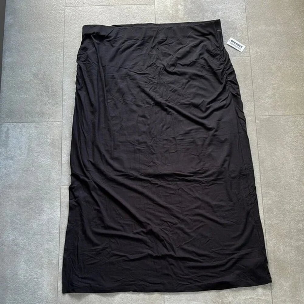 Old Navy Black Midi Pencil Skirt Casual